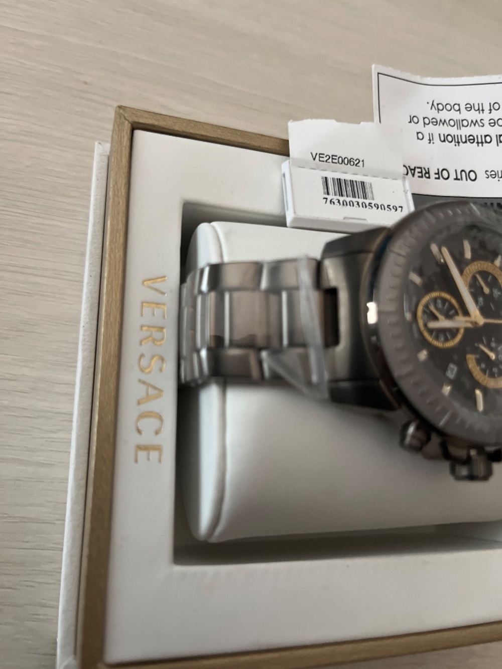 New Versace Watch - New Chrono Chronograph - VE2E00621 - Picture 6 of 12